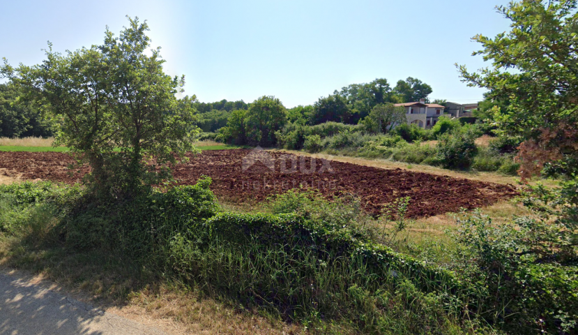 ISTRIEN, SVETI LOVREČ – Grundstück am Rande der Bauzone, auf drei Seiten von unberührter Natur umgeb