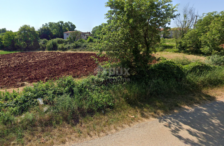 ISTRIEN, SVETI LOVREČ – Grundstück am Rande der Bauzone, auf drei Seiten von unberührter Natur umgeb