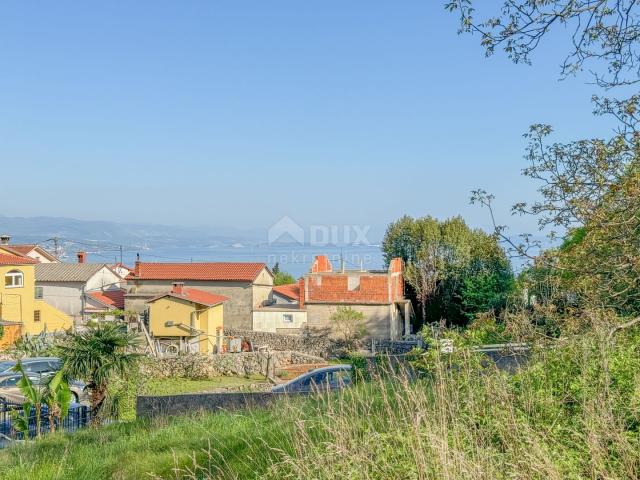 OPATIJA, POBRI - Baugrundstück von 1120m2 mit Meerblick, in der Nähe von Opatija