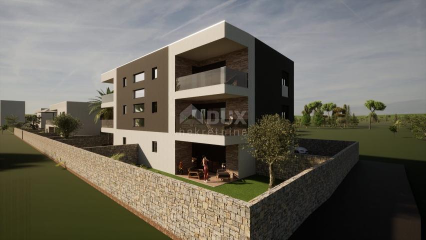 ZADAR, PRIVLAKA - Neubau! Schöne Wohnung im Erdgeschoss in Sabunike mit Garten und Terrasse! SJ1