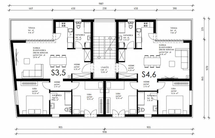 ZADAR, PRIVLAKA - New construction! Attractive apartment with sea view near the beach! SJ5