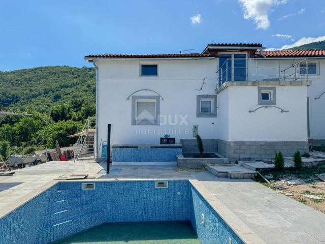 OPATIJA, BRSEČ - Einfamilienhaus mit Swimmingpool in einer Oase der Ruhe mit wunderschönem Blick auf