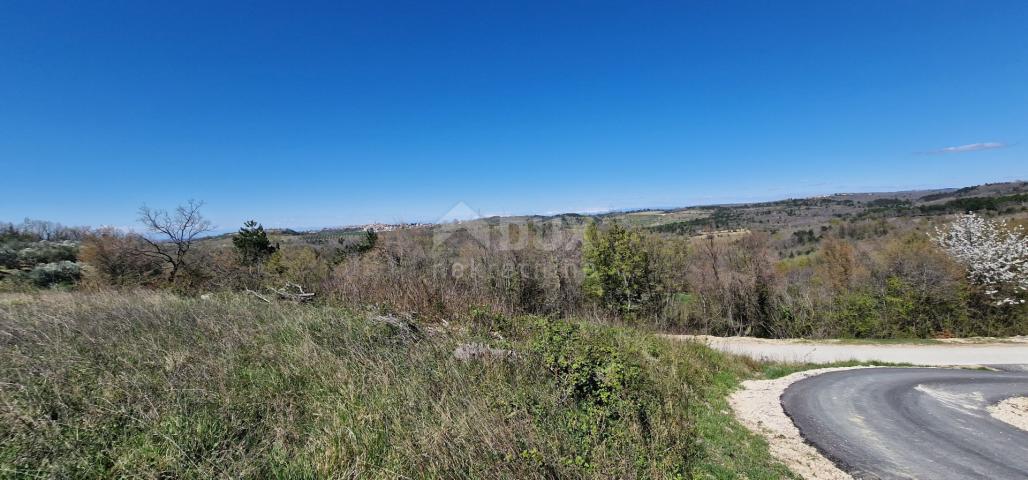 ISTRIA, BUJE - Building plot in an enchanting location with a panoramic view