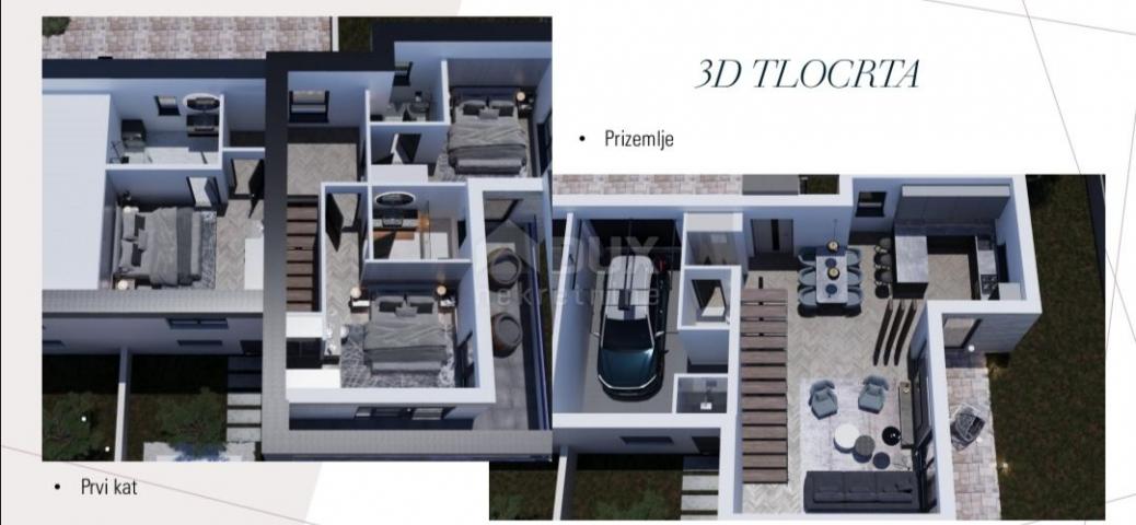 ISTRA, MEDULIN - Moderna duplex kuća sa bazenom!