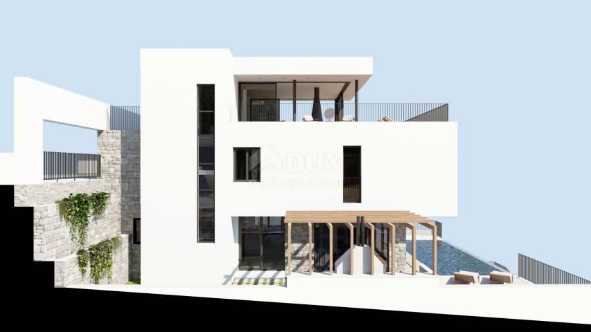 OPATIJA - luksuzna moderna villa 300m2 s bazenom i pogledom na more + uređena okućnica 650m2