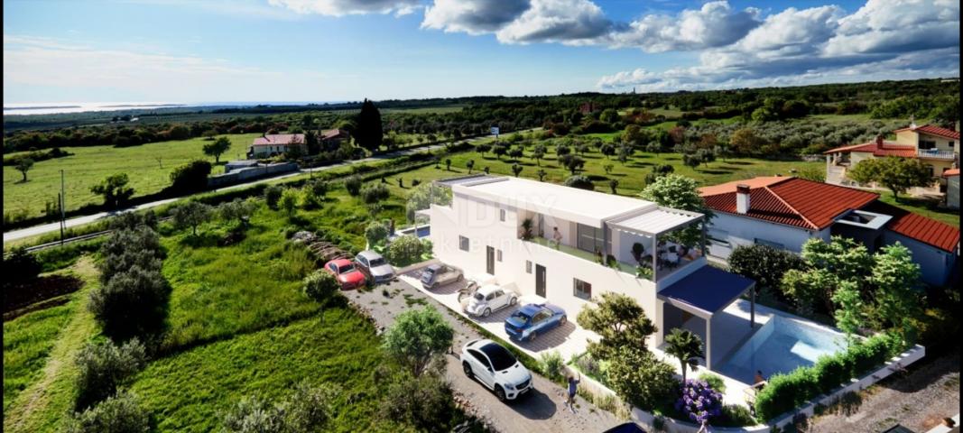 ISTRIA, GALIŽANA - Two modern villas with a panoramic view of the sea