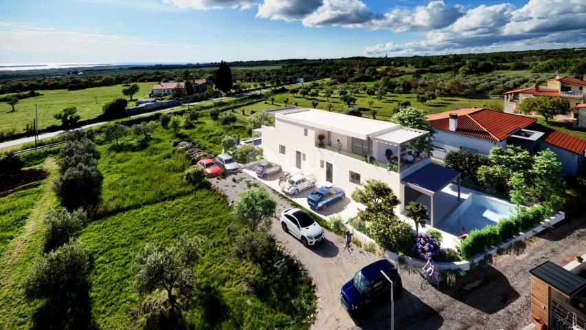 ISTRIA, GALIŽANA - Two modern villas with a panoramic view of the sea