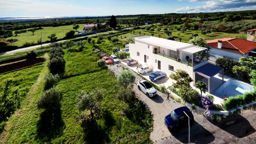 ISTRIA, GALIŽANA - Two modern villas with a panoramic view of the sea