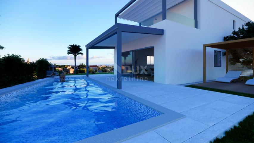 ISTRIA, GALIŽANA - Two modern villas with a panoramic view of the sea