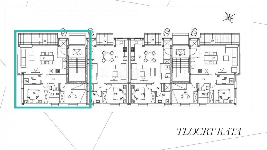 ISTRIEN, ŽMINJ - Zweizimmerwohnung in einem neuen Gebäude