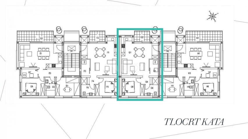 ISTRIEN, ŽMINJ – Apartment mit einem Schlafzimmer in einem modernen Neubau