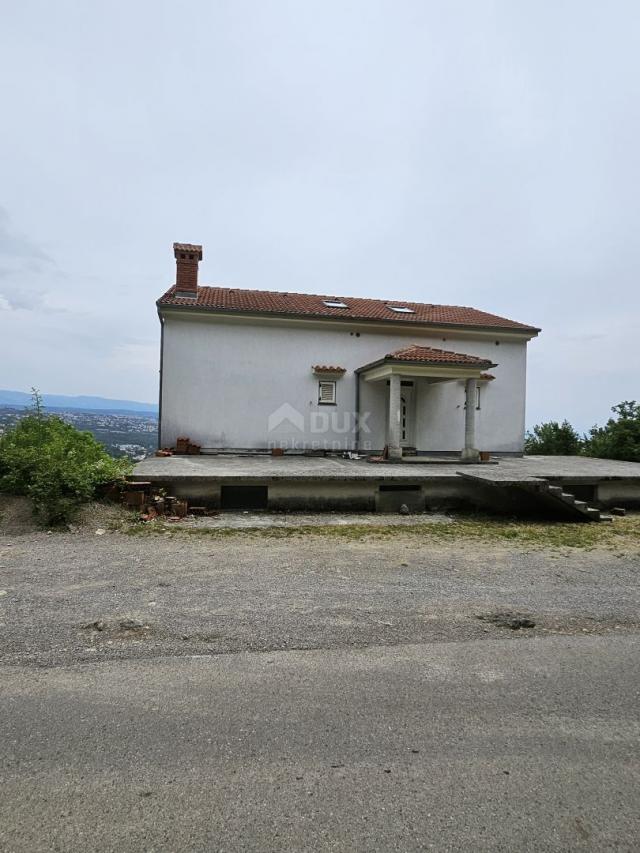 OPATIJA, MATULJI, MIHOTIĆI - Baugrundstück 2000m2 mit Meerblick + Einfamilienhaus 260m2