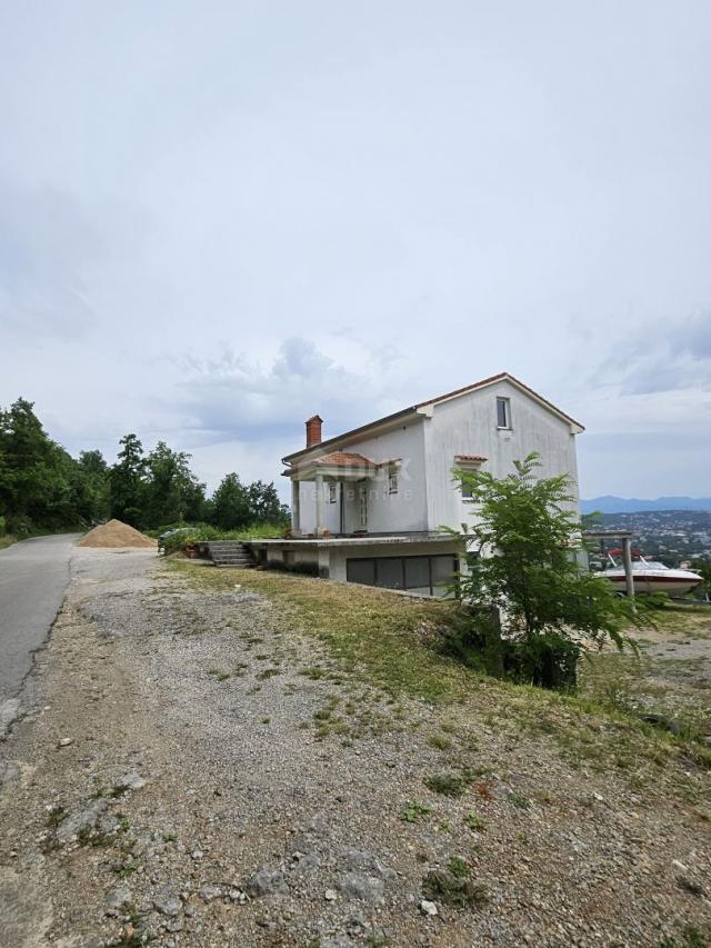 OPATIJA, MATULJI, MIHOTIĆI - Baugrundstück 2000m2 mit Meerblick + Einfamilienhaus 260m2