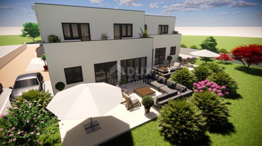 ZADAR, ZATON – Zweistöckiges Apartment mit privatem Pool und großem Garten! Neubau! B5