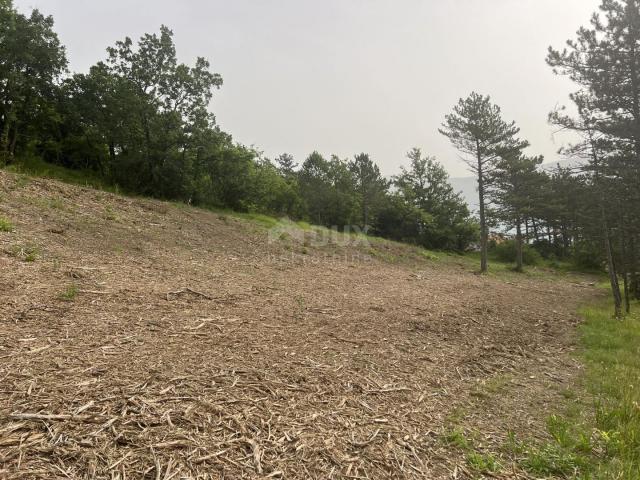 ISTRIA, KRŠAN - Building plot with a view