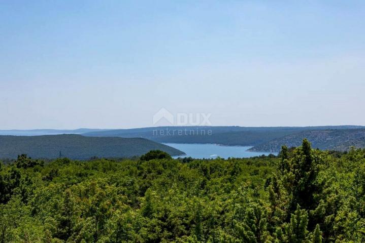 ISTRIA, RABAC - Land with building permit and sea view