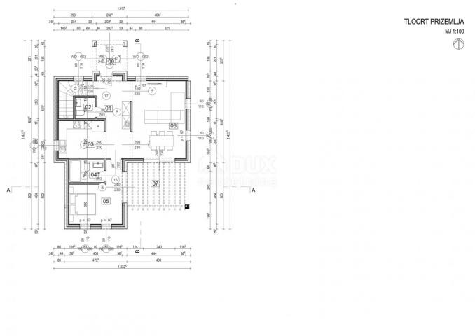 ISTRIA, RABAC - Land with building permit and sea view