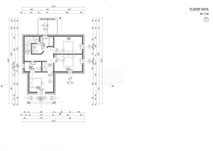 ISTRIA, RABAC - Land with building permit and sea view