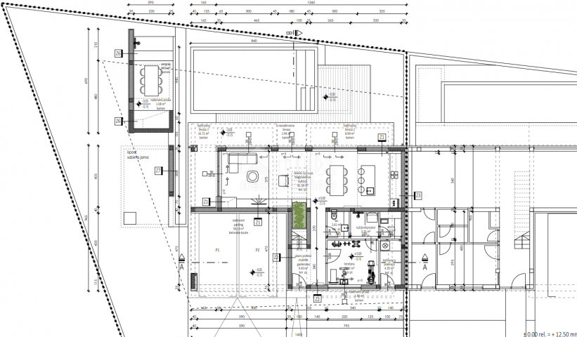 ZADAR, ZATON - Luxuriöse Doppelhaushälfte mit beheiztem Pool, Sauna und Fitnessstudio! Neubau! A1