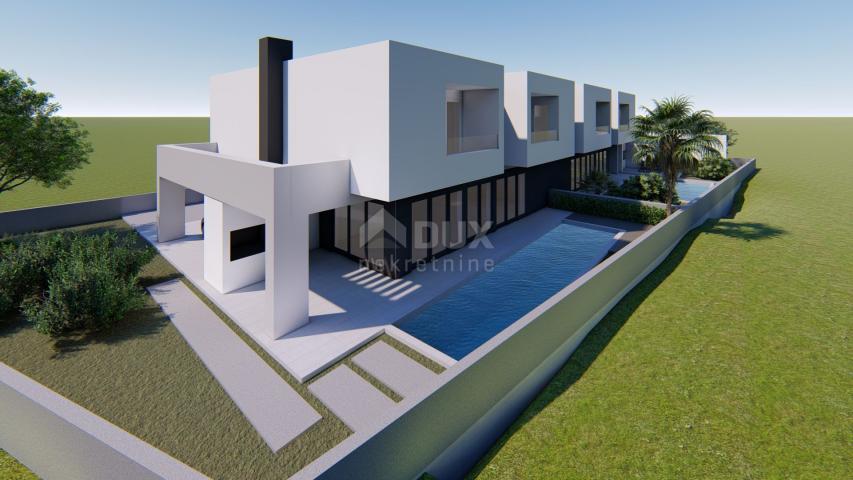 ZADAR, ZATON - Luxury Semi-detached Villa with Heated Pool, Sauna and Gym! New construction! B1