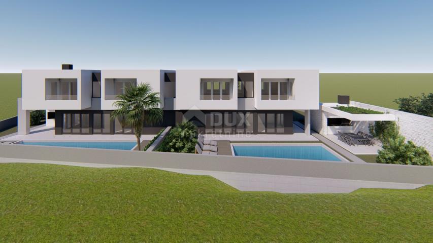 ZADAR, ZATON - Luxury Semi-detached Villa with Heated Pool, Sauna and Gym! New construction! B1