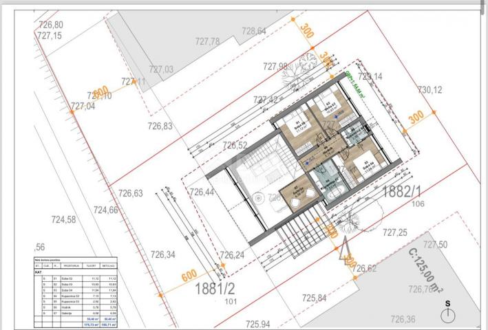 FUZINE, VRELO - Gebäude. Grundstück, 498 m2, FRIEDLICHE UND RUHIGE LAGE