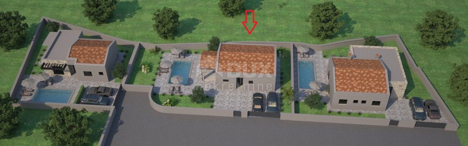 ISTRIA, SAVIČENTA - Building plot with issued building permit