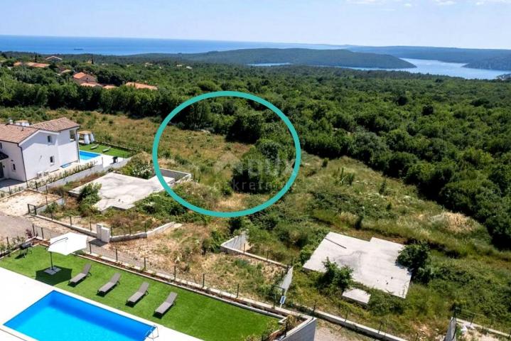 ISTRA, RABAC - Zemljište s građevinskom dozvolom