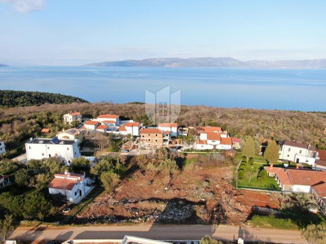 Labin, Rabac, Baugrundstück mit Meerblick