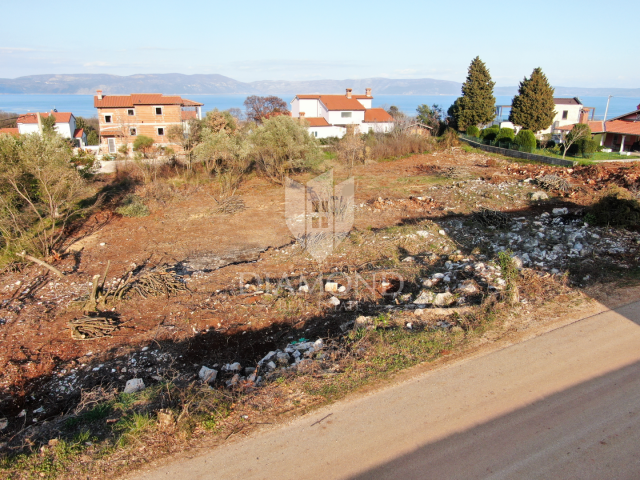 Labin, Rabac, Baugrundstück mit Meerblick