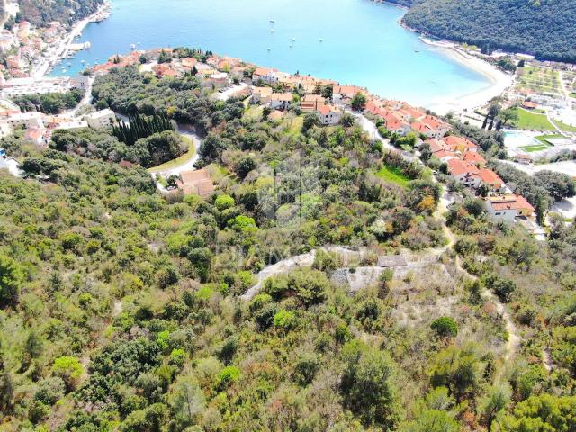 Rabac, building land and apartment construction, sea view