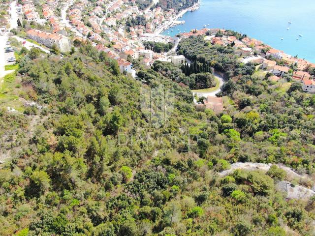 Rabac, building land and apartment construction, sea view