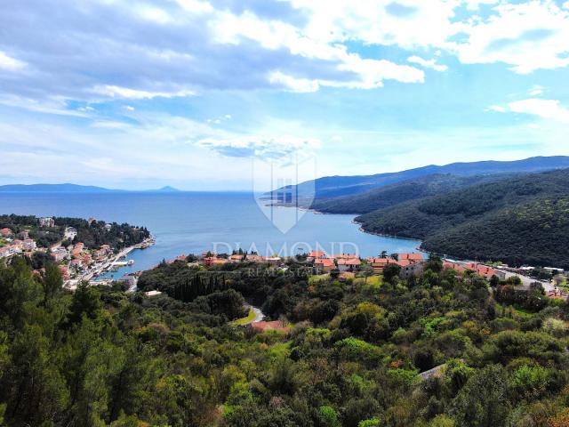 Rabac, building land and apartment construction, sea view