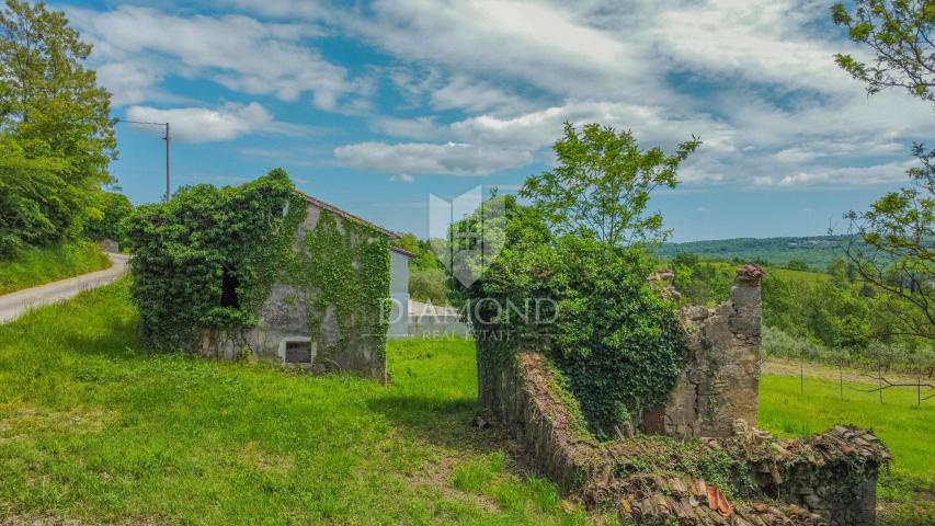 Grožnjan area, Istrian house with a large garden in a quiet location