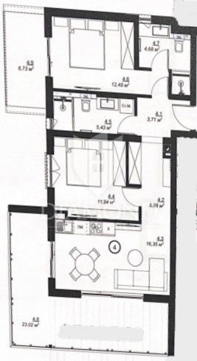 Medulin, odličan novi apartman 100m od plaže