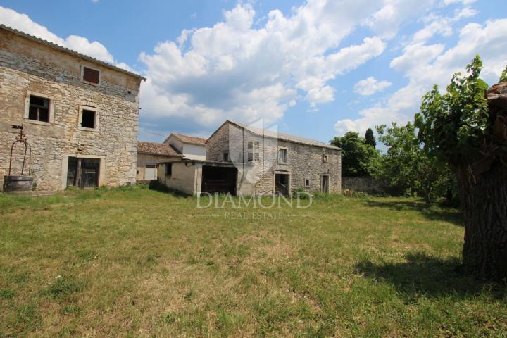 Svetvinčenat, surroundings, house for renovation with an additional facility in a beautiful location