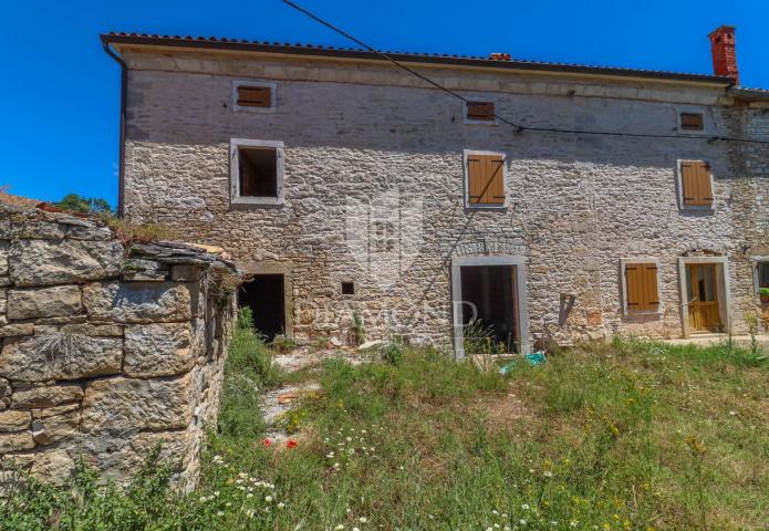 Vodnjan, Umgebung, Haus in ruhiger Lage mit Blick auf das Meer