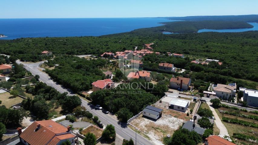 Labin, Umgebung, Baugrundstück mit Meerblick