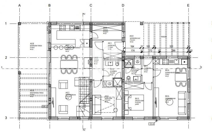 Kanfanar, Umgebung, Rohbauhaus in ruhiger Lage