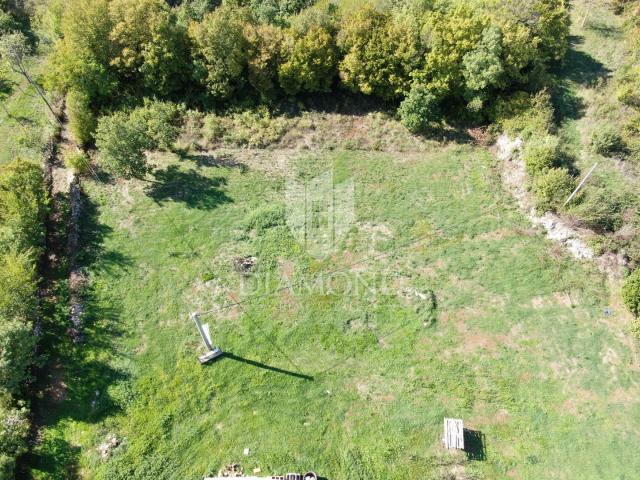 Labin, Umgebung, Grundstück mit Projekt- und Baugenehmigung