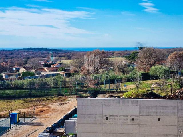 Poreč, Umgebung. Designervilla mit Wellness und Meerblick