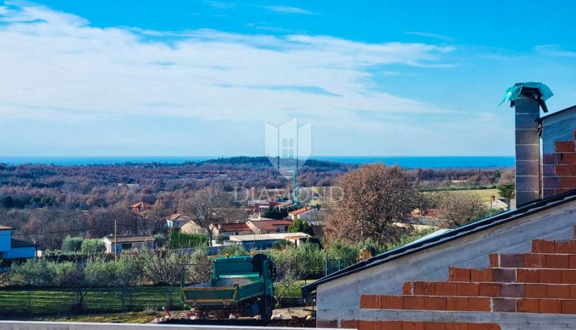 Poreč, Umgebung. Designervilla mit Wellness und Meerblick