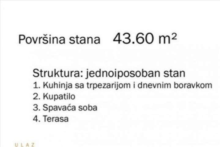 Altina, 1. 5s, 43. 60m2, 1% PROVIZIJA, NOVOGRADNJA, LUX