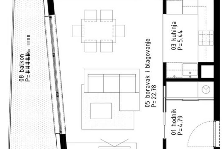 Poreč, moderan stan na atraktivnoj lokaciji C111, NKP 72, 89 m2 svega 800 m od mora