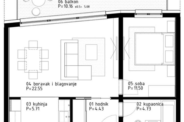 Poreč, moderan stan na atraktivnoj lokaciji C311 svega 800 m od mora