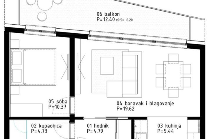 Poreč, moderan stan na atraktivnoj lokaciji C311 svega 800 m od mora