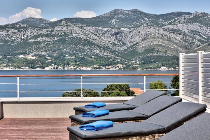 Korčula, luksuzne moderne ville blizanke s pogledom na more, jedinstvena ponuda