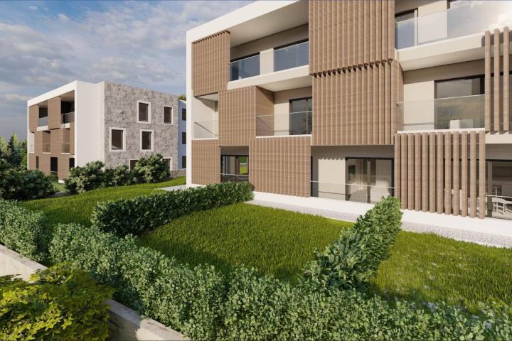 Istra, Labin - prekrasni penthouse u urbanoj villi, A8 2. kat, NKP 112. 15 m2 - pogled na more