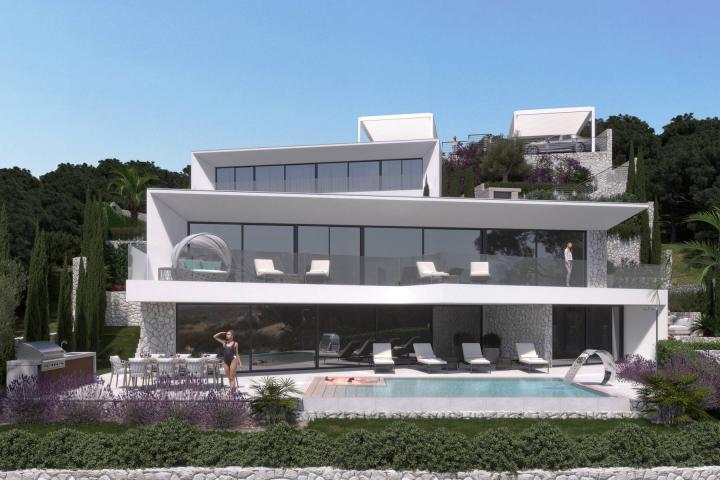 Dubrovnik okolica – Brsečine, urbana vila 344 m2 s bazenom i pogledom na more