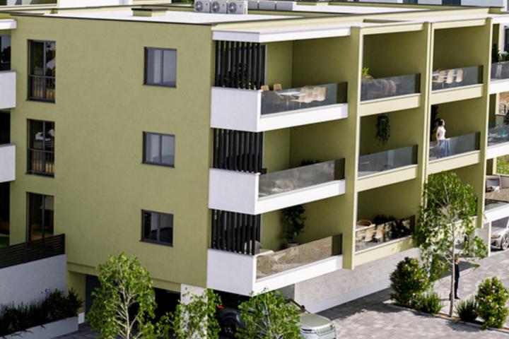 Makarska, dvosoban stan na 3. katu 81, 20m2 s pogledom na more